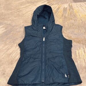 Smartwool Women's dark green/teal Hooded Vest